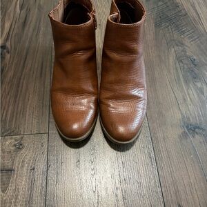 Kim Rogers Tan Leather Ankle Boots